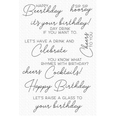My Favorite Things Clear Stamps - Raise A Glass
